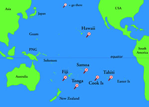 Pacific Ocean Map